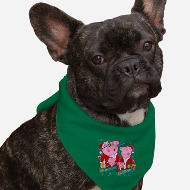 Christmas Family-Dog-Bandana-Pet Collar-spoilerinc