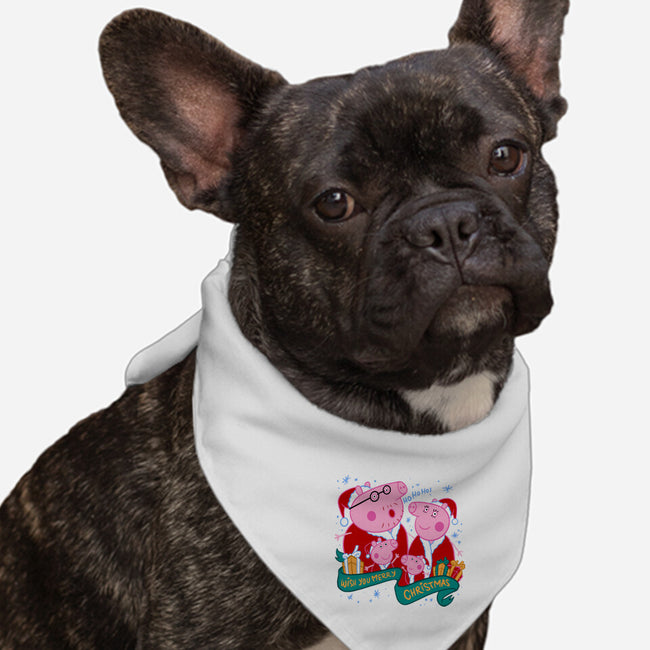 Christmas Family-Dog-Bandana-Pet Collar-spoilerinc