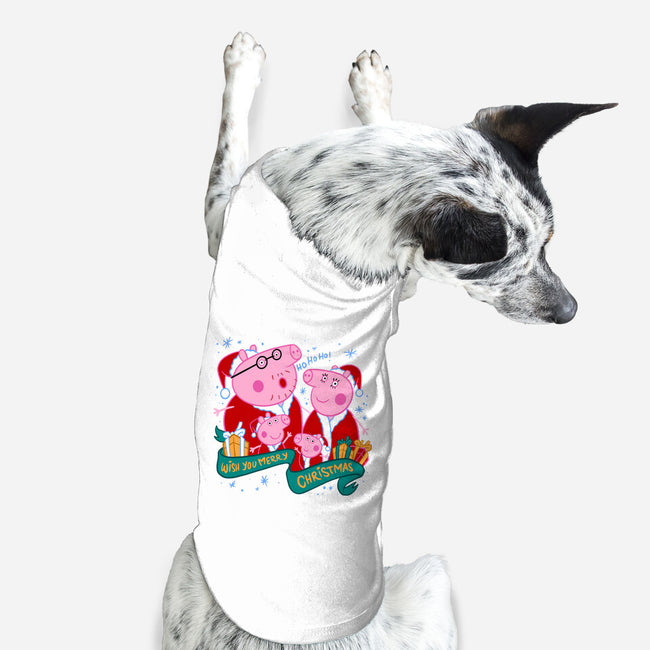 Christmas Family-Dog-Basic-Pet Tank-spoilerinc