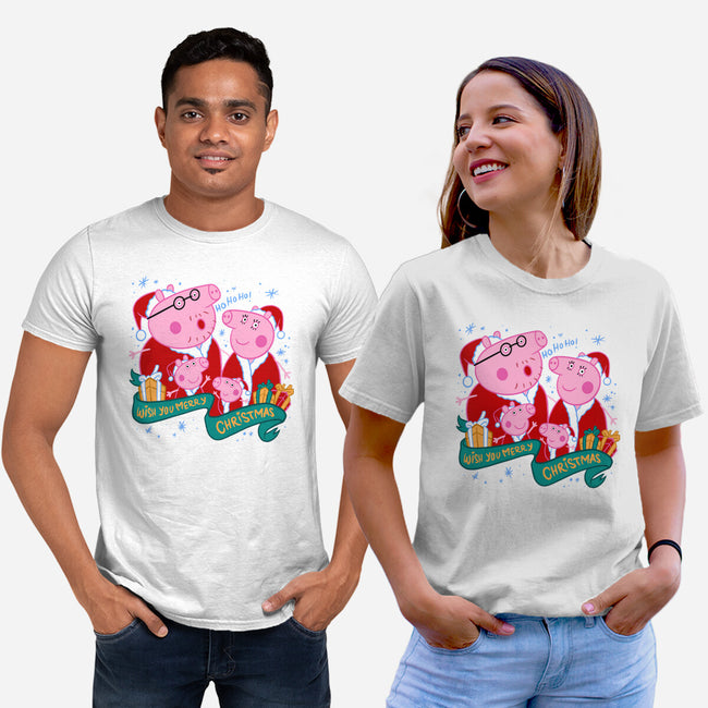 Christmas Family-Unisex-Basic-Tee-spoilerinc