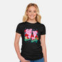 Christmas Family-Womens-Fitted-Tee-spoilerinc