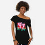 Christmas Family-Womens-Off Shoulder-Tee-spoilerinc