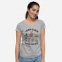 Safe For All Ages-Womens-V-Neck-Tee-kg07