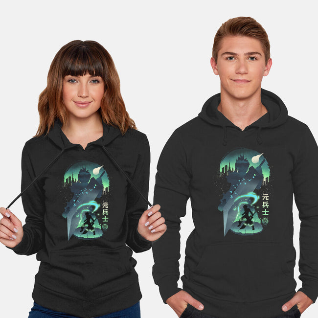 Ex-Soldier Landscape-Unisex-Pullover-Sweatshirt-dandingeroz