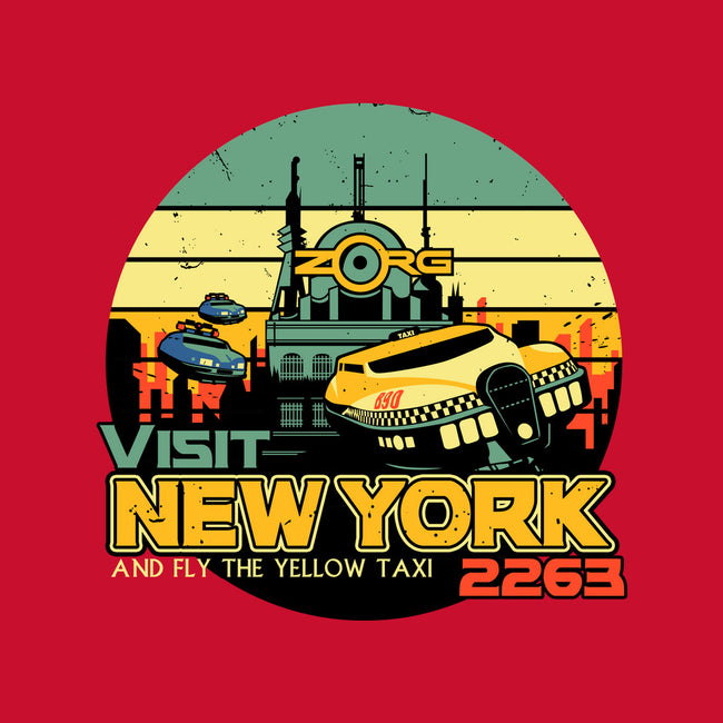 Visit New York 2263-None-Basic Tote-Bag-daobiwan