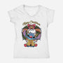 Stitch Christimas-Womens-V-Neck-Tee-Nihon Bunka