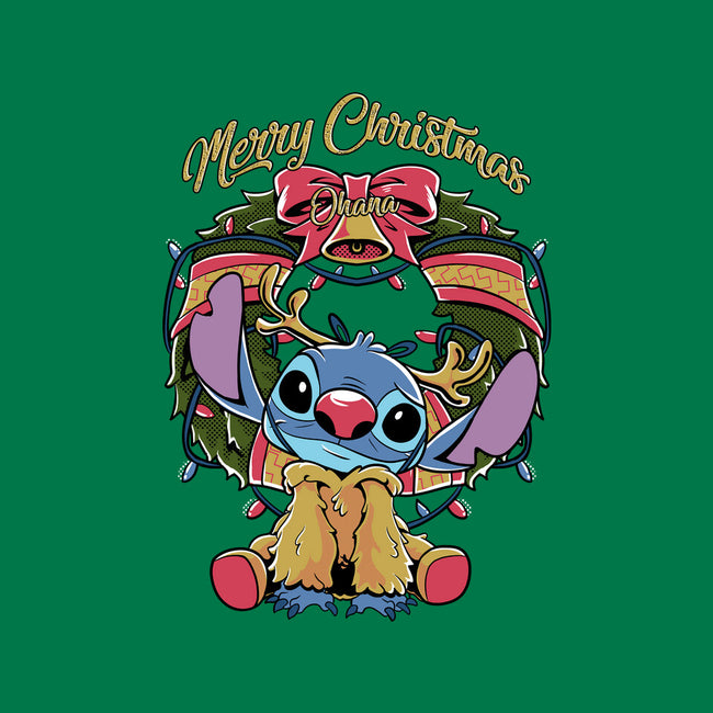 Stitch Christimas-Womens-Basic-Tee-Nihon Bunka