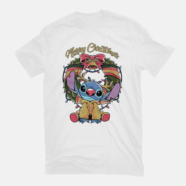 Stitch Christimas-Mens-Heavyweight-Tee-Nihon Bunka