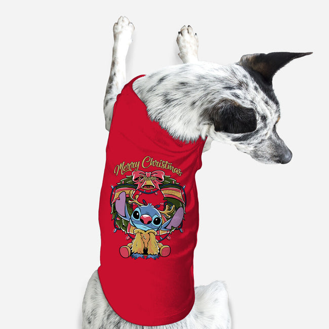 Stitch Christimas-Dog-Basic-Pet Tank-Nihon Bunka