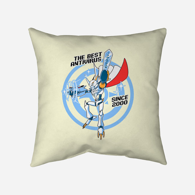 The Best Antivirus-None-Removable Cover w Insert-Throw Pillow-naomori