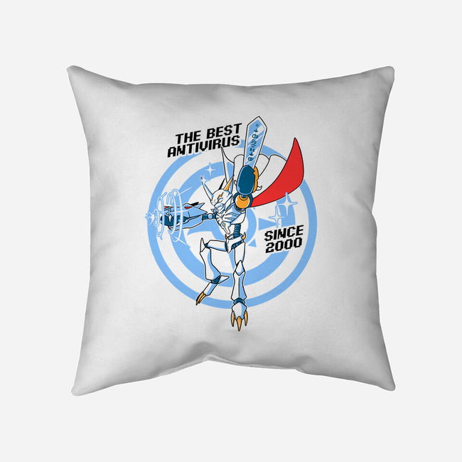 The Best Antivirus-None-Removable Cover-Throw Pillow-naomori