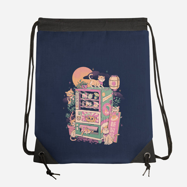 Cat Vending Machine-None-Drawstring-Bag-ilustrata