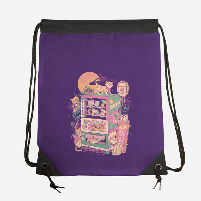 Cat Vending Machine-None-Drawstring-Bag-ilustrata