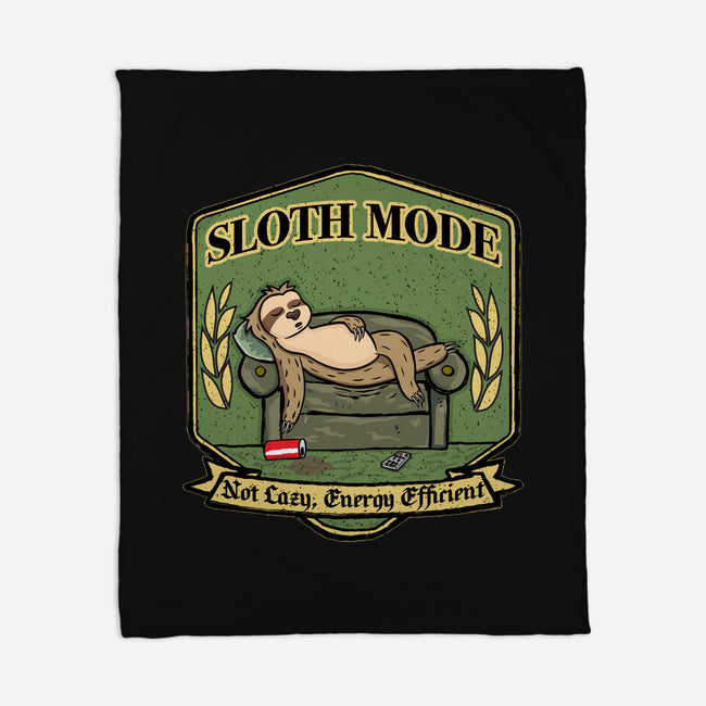 Sloth Mode-None-Fleece-Blanket-Agaena