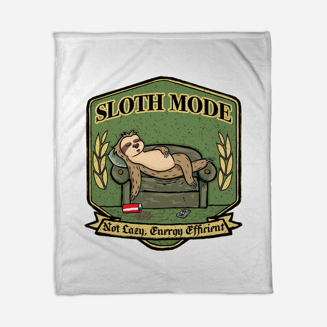 Sloth Mode-None-Fleece-Blanket-Agaena