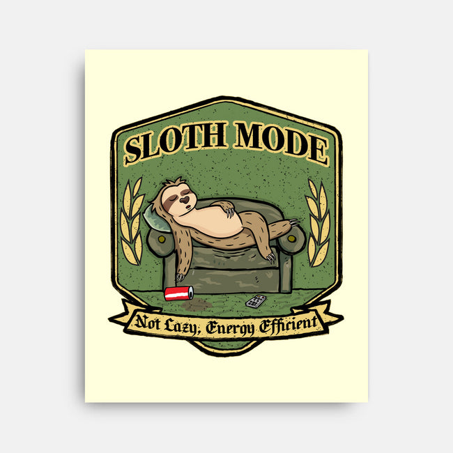 Sloth Mode-None-Stretched-Canvas-Agaena