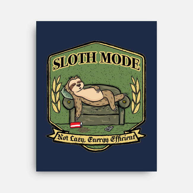 Sloth Mode-None-Stretched-Canvas-Agaena