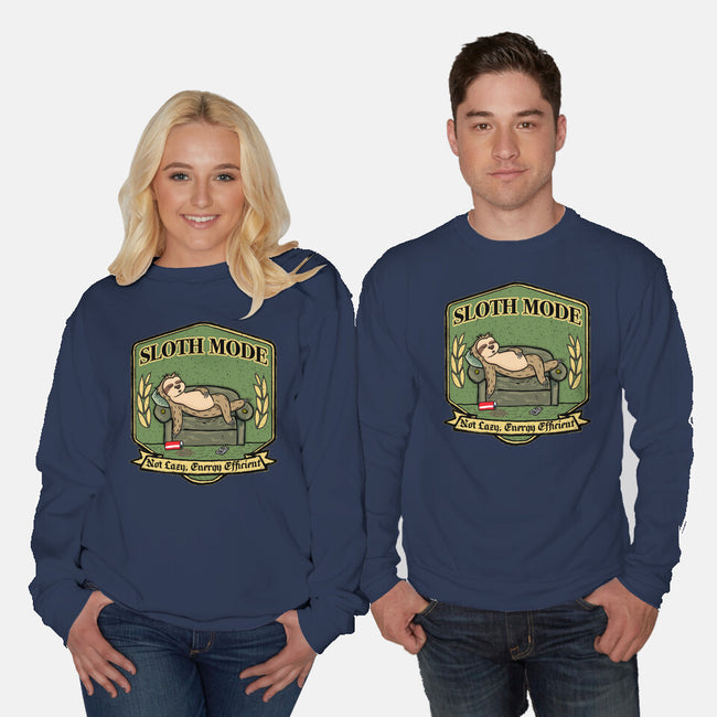 Sloth Mode-Unisex-Crew Neck-Sweatshirt-Agaena