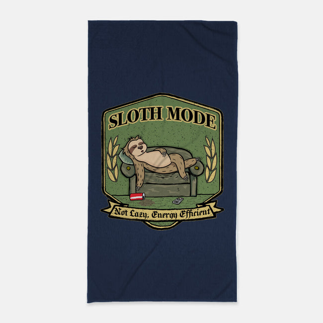 Sloth Mode-None-Beach-Towel-Agaena