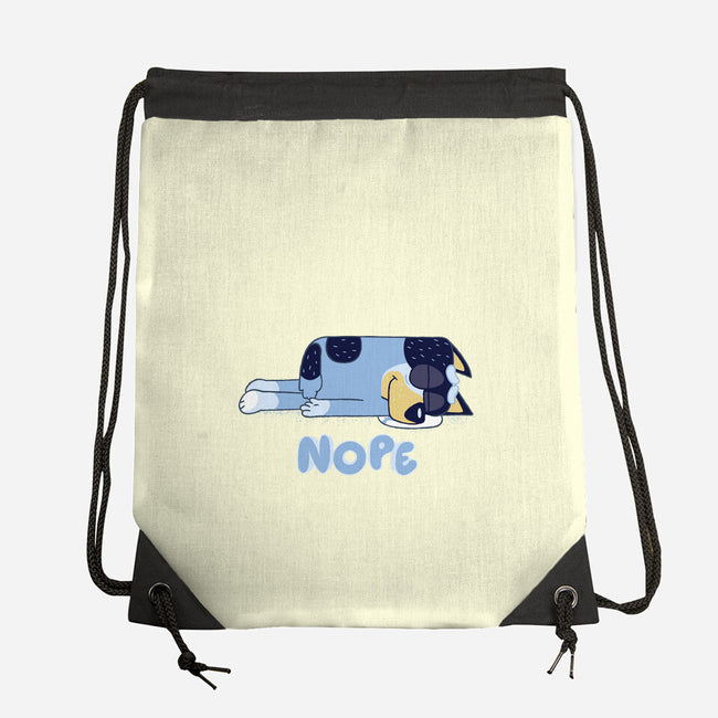 Nope Dad-None-Drawstring-Bag-rocketman_art