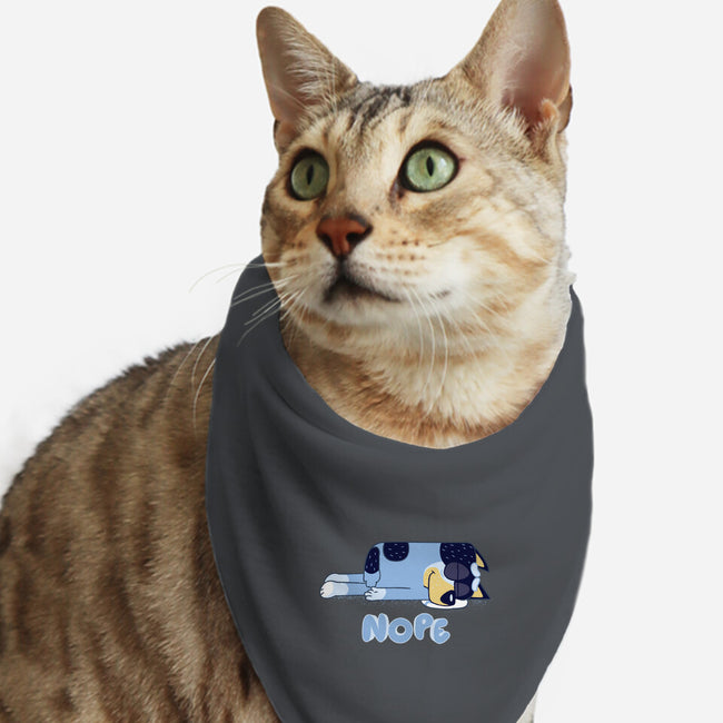 Nope Dad-Cat-Bandana-Pet Collar-rocketman_art