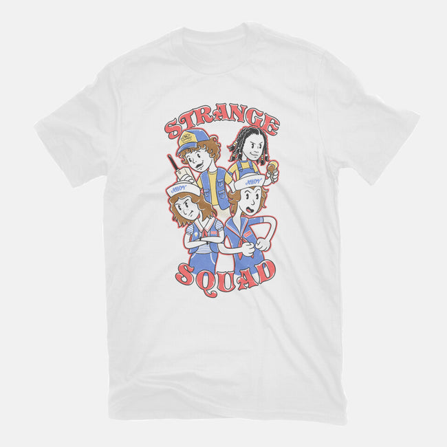Strange Squad-Womens-Fitted-Tee-Umberto Vicente