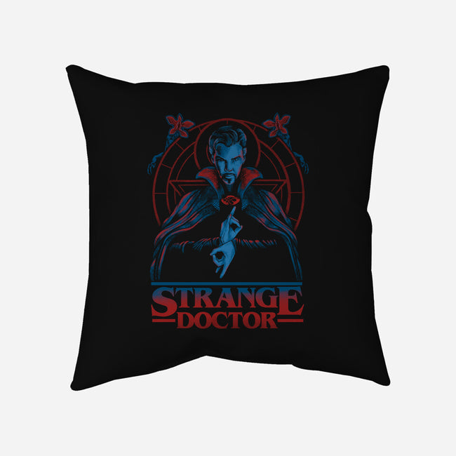 Strange Doctor-None-Removable Cover-Throw Pillow-Umberto Vicente