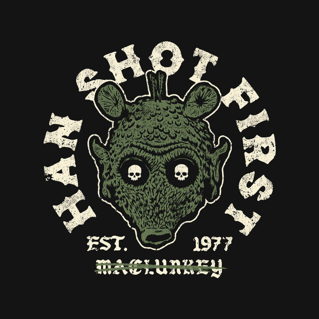 Han Shot First-Womens-Fitted-Tee-Wheels