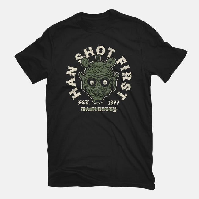 Han Shot First-Unisex-Basic-Tee-Wheels