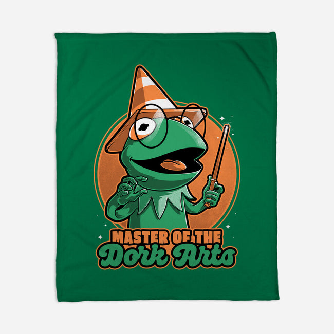 Dark Magic Frog-None-Fleece-Blanket-Studio Mootant