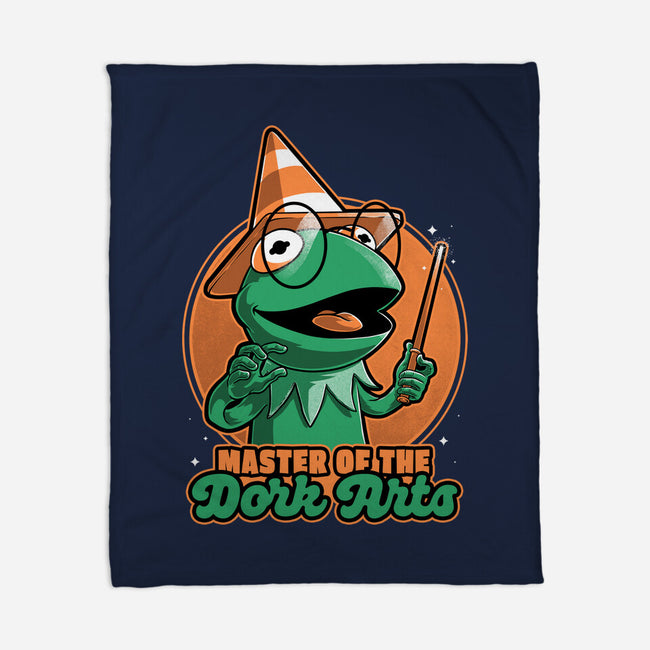 Dark Magic Frog-None-Fleece-Blanket-Studio Mootant