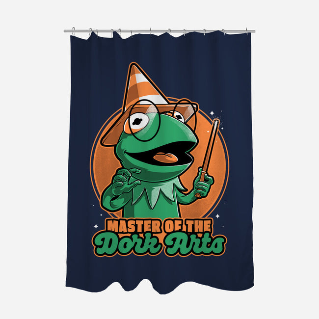 Dark Magic Frog-None-Polyester-Shower Curtain-Studio Mootant