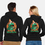 Dark Magic Frog-Unisex-Zip-Up-Sweatshirt-Studio Mootant