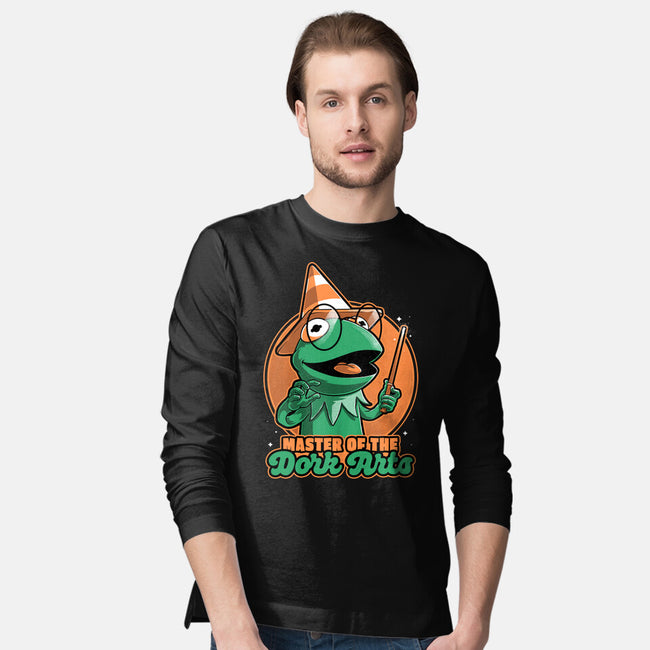 Dark Magic Frog-Mens-Long Sleeved-Tee-Studio Mootant