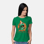 Dark Magic Frog-Womens-Basic-Tee-Studio Mootant