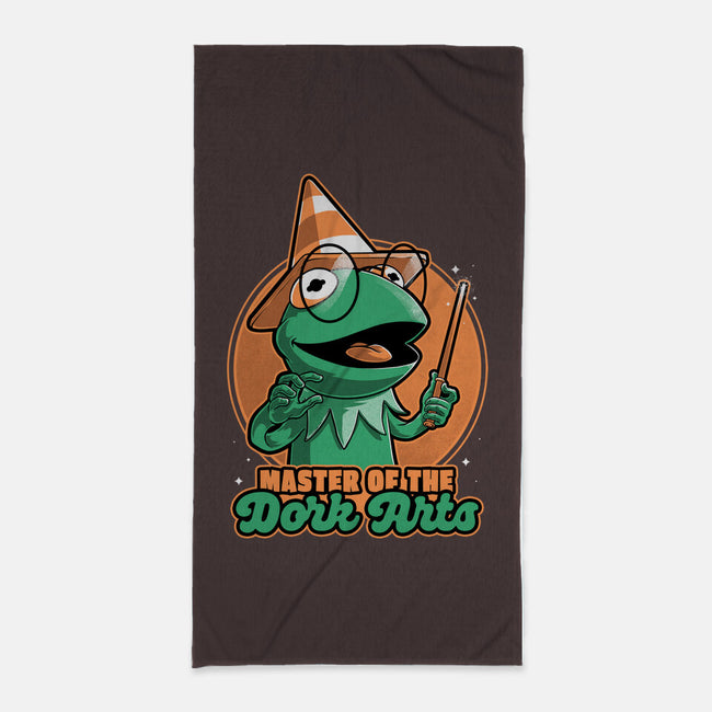 Dark Magic Frog-None-Beach-Towel-Studio Mootant
