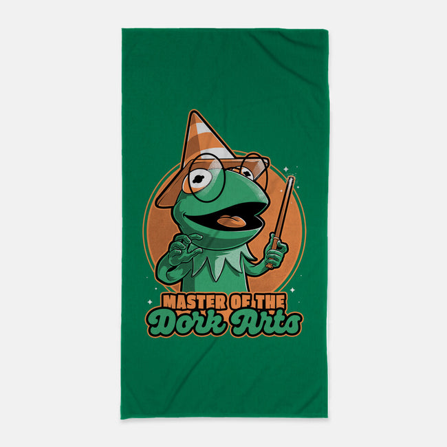 Dark Magic Frog-None-Beach-Towel-Studio Mootant