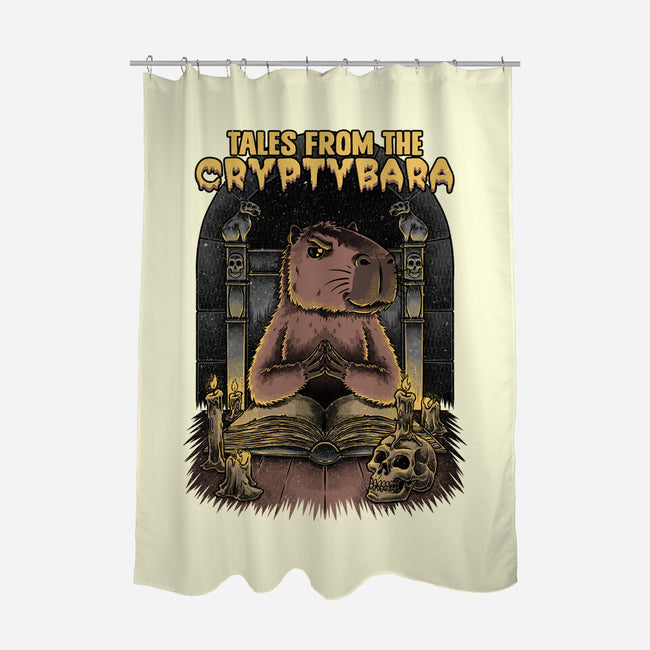 Capybara Tales-None-Polyester-Shower Curtain-Studio Mootant