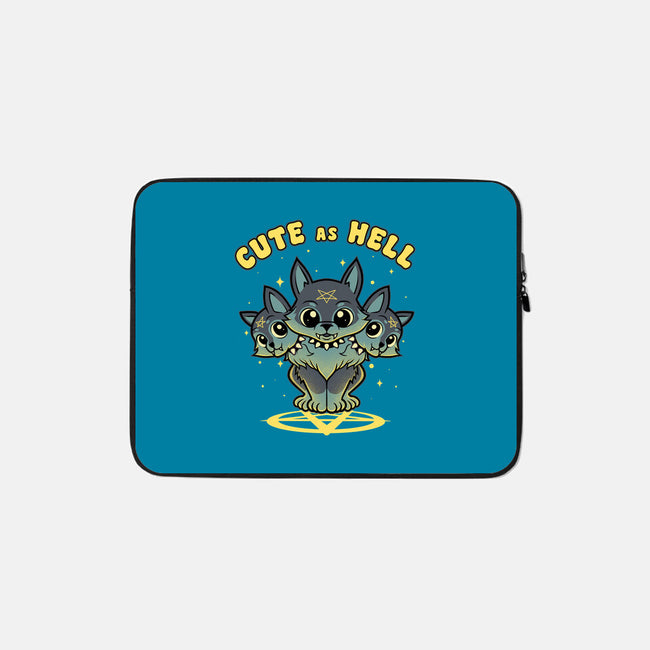 Cute As Cerberus-None-Zippered-Laptop Sleeve-Astrobot Invention