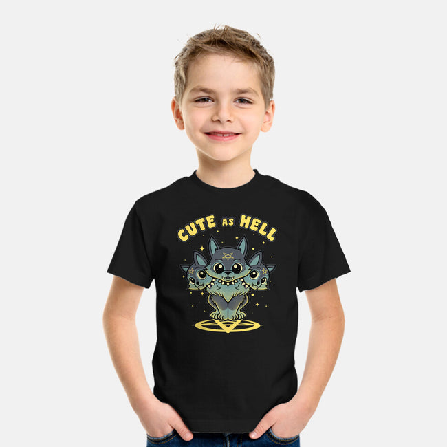 Cute As Cerberus-Youth-Basic-Tee-Astrobot Invention