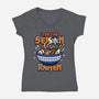 Tis The Season To Eat Ramen-Womens-V-Neck-Tee-Boggs Nicolas