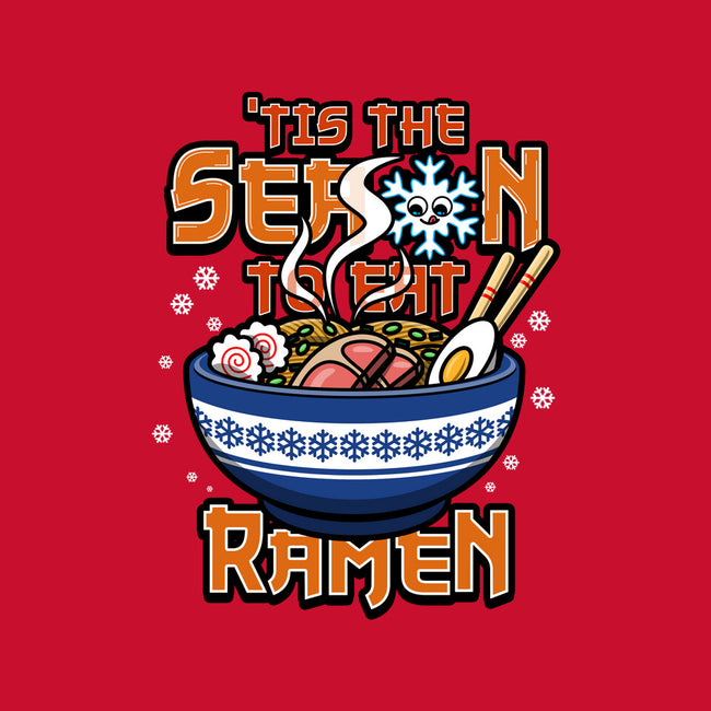 Tis The Season To Eat Ramen-None-Removable Cover w Insert-Throw Pillow-Boggs Nicolas