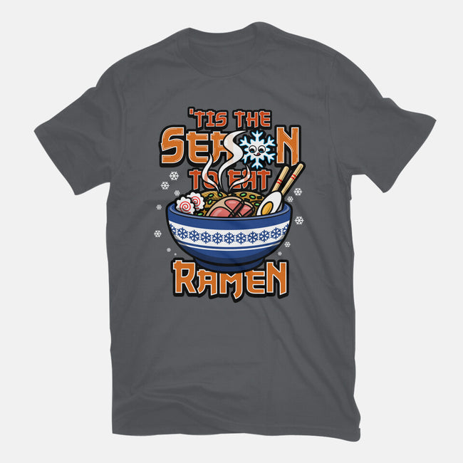 Tis The Season To Eat Ramen-Womens-Basic-Tee-Boggs Nicolas