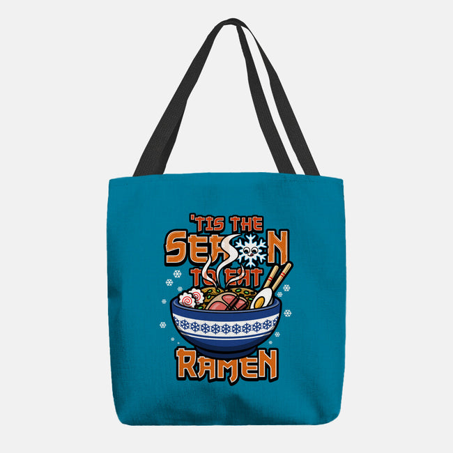 Tis The Season To Eat Ramen-None-Basic Tote-Bag-Boggs Nicolas