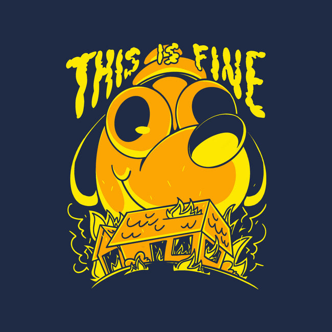 Ultimate This Is Fine-None-Polyester-Shower Curtain-estudiofitas