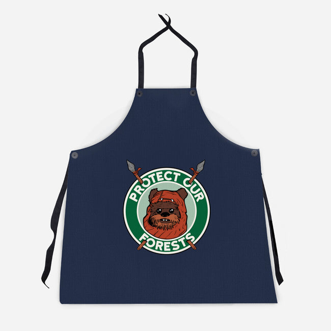 Protect Our Forests-Unisex-Kitchen-Apron-Melonseta