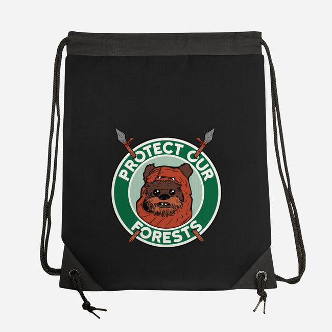 Protect Our Forests-None-Drawstring-Bag-Melonseta