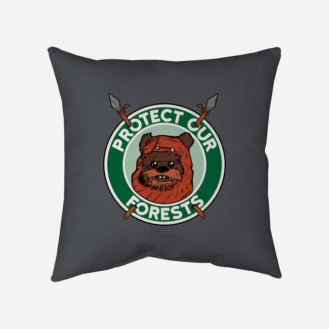 Protect Our Forests-None-Non-Removable Cover w Insert-Throw Pillow-Melonseta