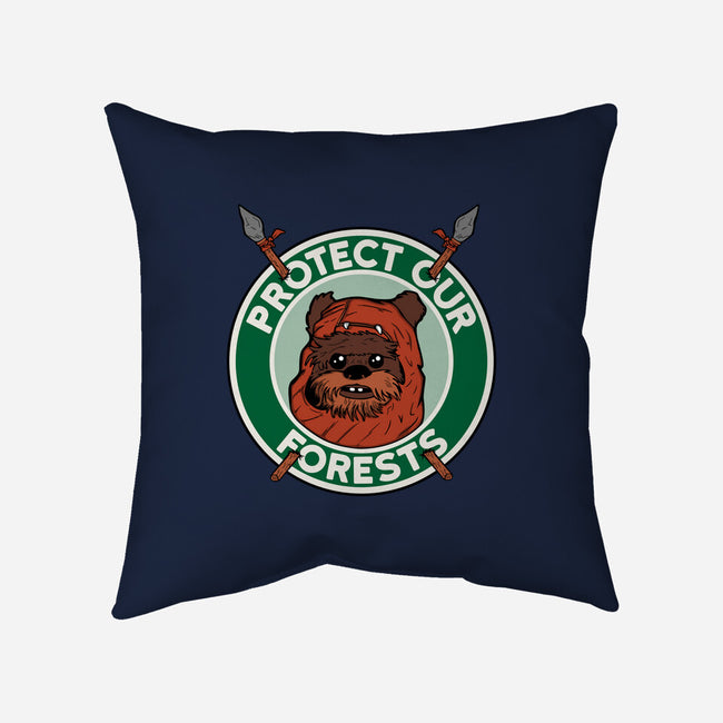 Protect Our Forests-None-Non-Removable Cover w Insert-Throw Pillow-Melonseta