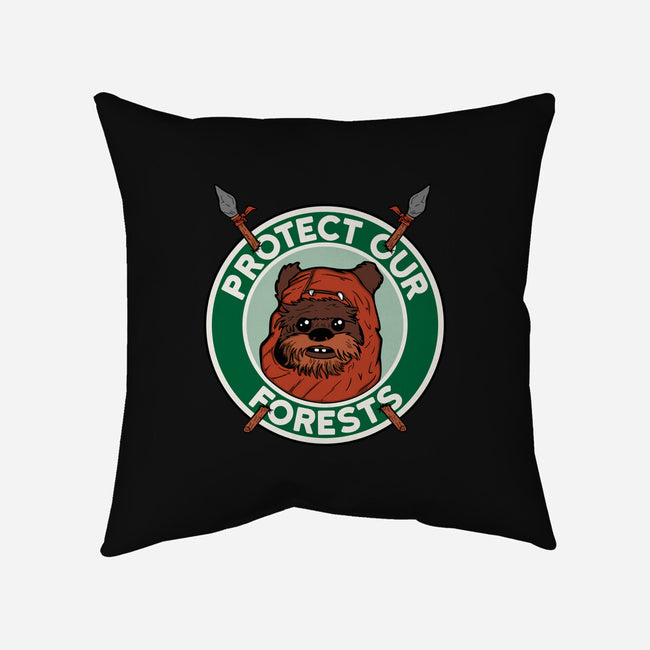 Protect Our Forests-None-Removable Cover w Insert-Throw Pillow-Melonseta